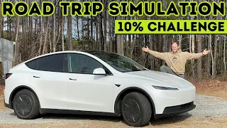 Tesla Model Y Standard 10% Challenge - Incredible Road Tripping Value!