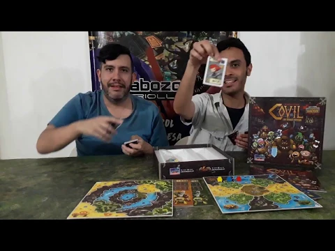 Unboxing de COVIL el juego de la maldad