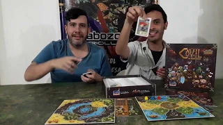 Unboxing de COVIL el juego de la maldad