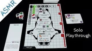 ASMR Solo Board Game Playthrough - DEEP SPACE D-6