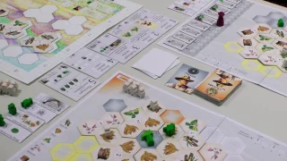 River Boat (Lookout Games) Prototyp Vorstellung - Herner Spielewahnsinn 2017 / Essen 2017