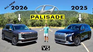 BIG IMPROVEMENT?? -- NEW 2026 Hyundai Palisade vs. 2025 Hyundai Palisade: Comparison