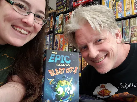 All The Games With Steph Tiny Epic Galaxies Blast Off! Gamelyn Games