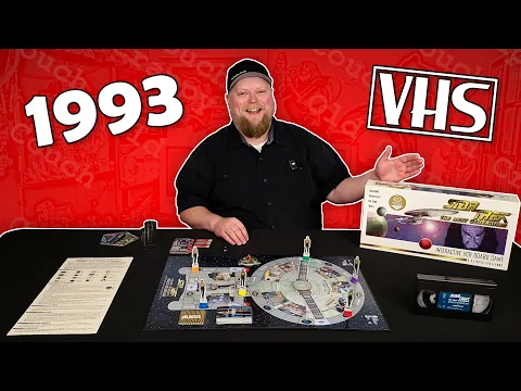 Star Trek The Next Generation Interactive VCR Board Game - A Klingon Challenge! - Board Game Review