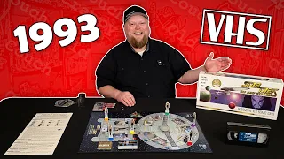 Star Trek The Next Generation Interactive VCR Board Game - A Klingon Challenge! - Board Game Review
