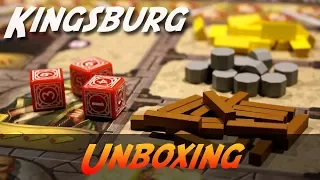 Kingsburg - Brettspiel Unboxing [deutsch] | Abenteuer Brettspiele