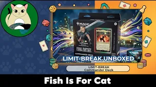 FINAL FANTASY VII ️ Limit-Break Commander Deck Unboxing | MTG x FFVII [No Talk ASMR]