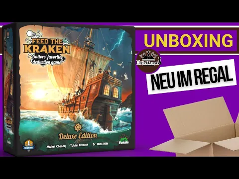 FEED THE KRAKEN - Deluxe Edition | WAS IST DRIN? - Brettspiel Unboxing [Brettspiele]