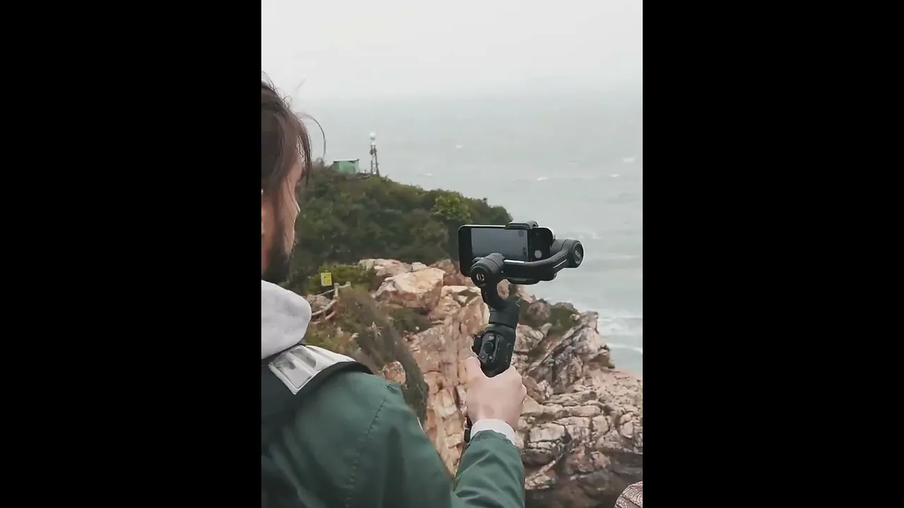 Стабілізатор ручний стедікам 3-х осьовий для телефону Aochuan Professional Gimbal Stabilizer Smart S2 Black