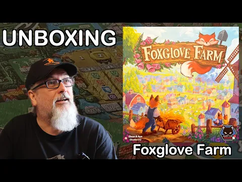 Unboxing Foxglove Farm, a Board Game from Alley Cat Games | Designed by Aya Taguchi and Shun Taguchi