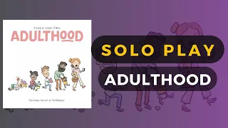 Adulthood Board Game Solo Playthrough | DaniCha