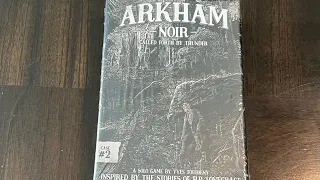 Arkham Noir: Case #2 - Called Forth by Thunder (Ludo Nova) - Unbox & First Look