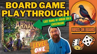 Lost Ruins of Arnak Solo Playthrough - Level 1