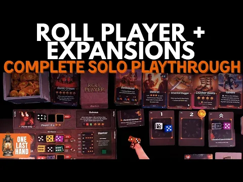 Roll Player — Full Solo Playthrough | Fiends & Familiars & Monsters & Minions