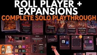 Roll Player — Full Solo Playthrough | Fiends & Familiars & Monsters & Minions