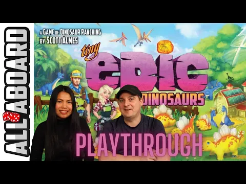 TINY EPIC DINOSAURS | Board Game | How to Play and Full Playthrough
