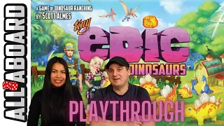 TINY EPIC DINOSAURS | Board Game | How to Play and Full Playthrough