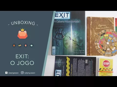 EXIT: A Cabana Abandonada | Unboxing (sem spoilers)