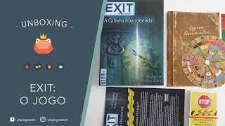 EXIT: A Cabana Abandonada | Unboxing (sem spoilers)