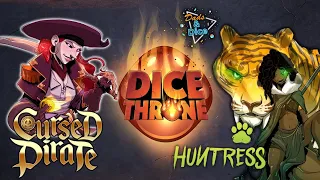 Cursed Pirate vs. Huntress | Dice Throne