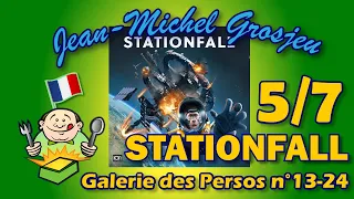 Stationfall, règles complètes (5/7) : la Galerie des personnages n°13-24