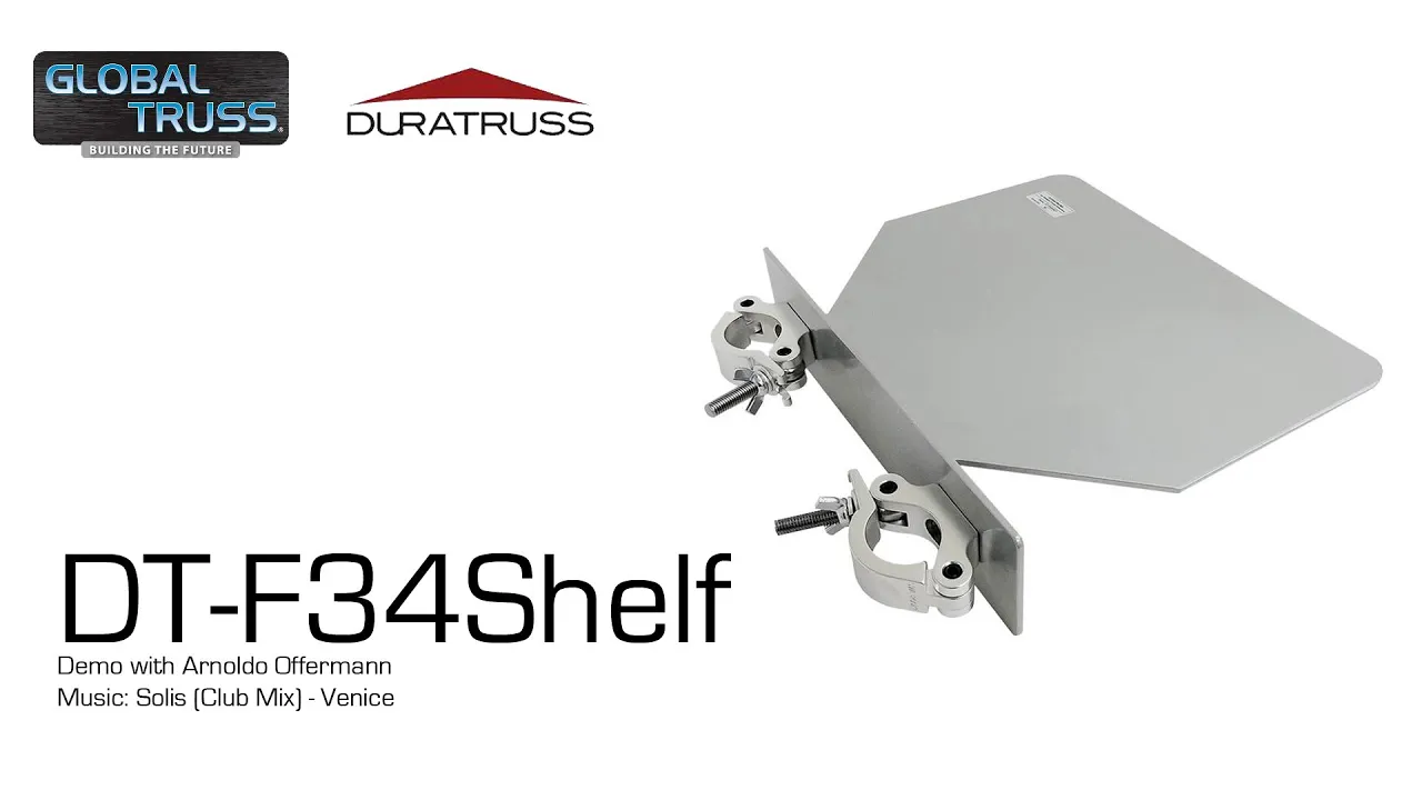 Product video thumbnail for Global Truss DT-F34 Shelf for F34 Truss 2-Pack