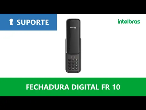 Fechadura Digital Sobrepor para Porta de Madeira Intelbras FR10 Senha