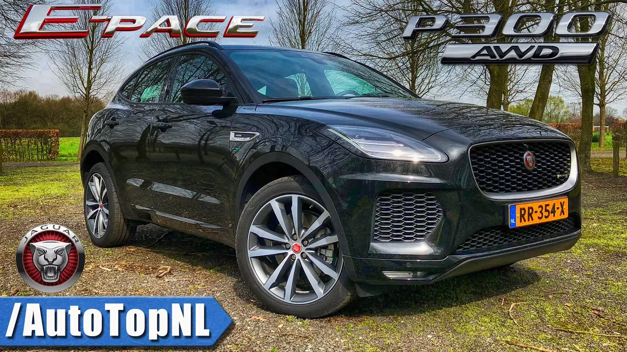 Jaguar E Pace P300 R Dynamic Review by AutoTopNL (English Subtitles)