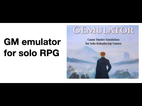 GEMulator--a solo GM emulator walkthrough