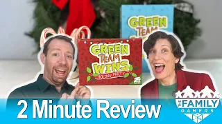 SNAP Review - Green Team Wins: Holiday Party [with The Family Gamers]