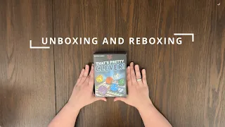 That's Pretty Clever - Dice Board Game Unboxing & Reboxing - See What's In The Box