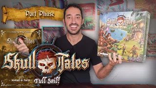 SKULL TALES: ¡A TODA VELA! FASE DE PUERTO | cómo se juega ‍️