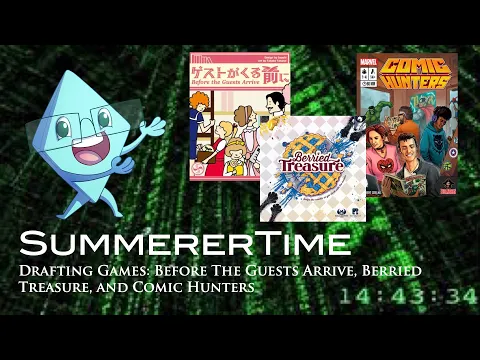 SummererTime: Card Drafting Games: Before The Guests Arrive, Berried Treasure, Comic Hunters