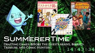 SummererTime: Card Drafting Games: Before The Guests Arrive, Berried Treasure, Comic Hunters