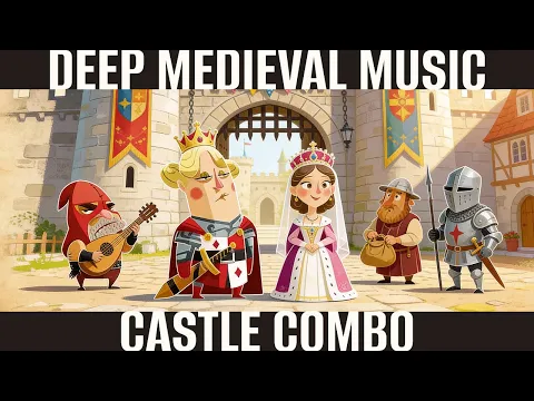 Castle Combo Soundtrack Upbeat Medieval Folk & Lute Music (60 Minutes)