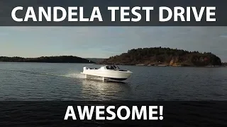 Candela Speedboat test drive in Oslo