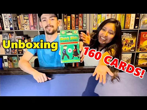 The Fastest Card Game Ever! Unboxing Dutch Blitz! Board Game Unboxings With The Joneses #unboxing