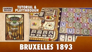 Bruxelles 1893 - Tutorial, Playthrough, & Review