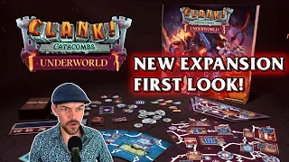 UNDERWORLD!! First Look at the NEW EXPANSION for Clank! Catacombs!