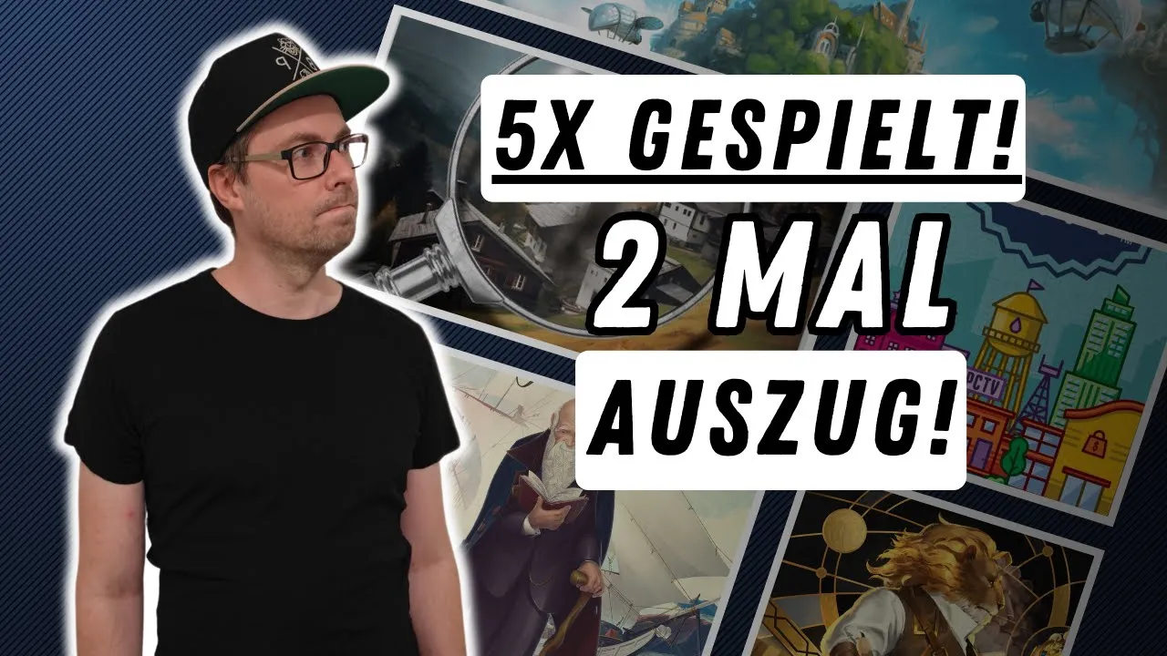 Gespielt! - Erfahrungsbericht zu 5 gespielten Spielen: Ich kam, sah und Brettspiele 92