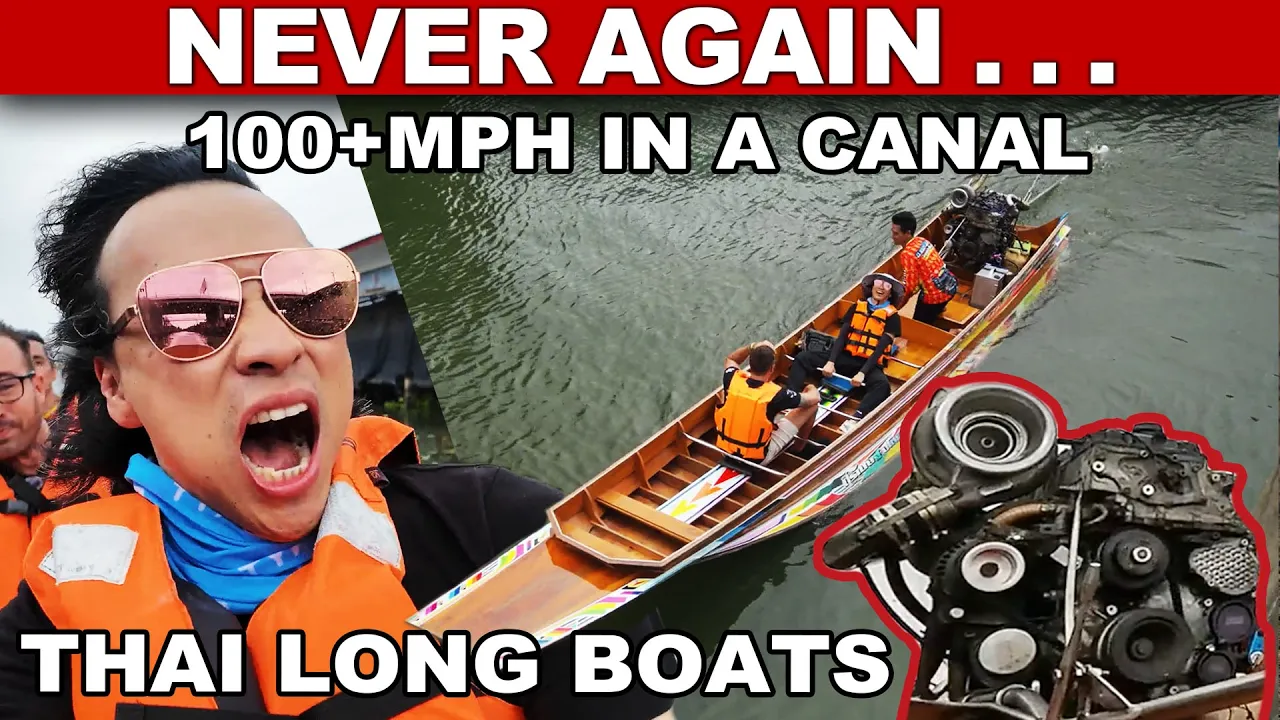 500HP Thai Longboats: 100MPH & NO BRAKES Down Tight Canals | Capturing Car Culture