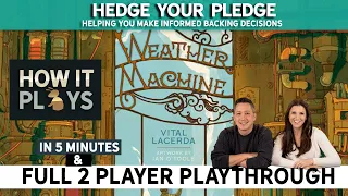 Weather Machine Boardgame Playthrough Review
