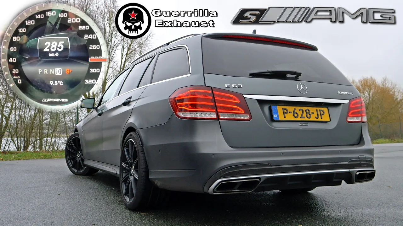 E63 AMG S 5.5 V8 BiTurbo | 0-100 100-200 TOP SPEED & INSANE SOUND!