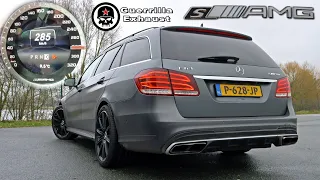 E63 AMG S 5.5 V8 BiTurbo | 0-100 100-200 TOP SPEED & INSANE SOUND!