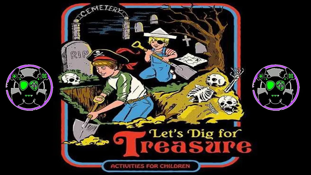 Let's Dig For Treasure card game Unboxing