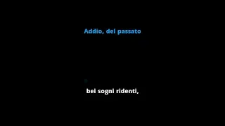 Verdi: Addio del Passato (La Traviata) | Karaoke with Lyrics for Soprano | Instrumental