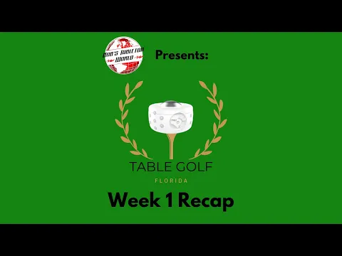 Tabletop Golf Association Tournament week 1: And why this is one of the best sports games ever made!