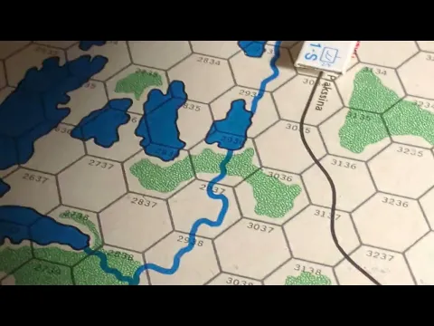 Game Designers Workshop. White Death. start Soviet turn one. all movement pts used. next: 5 combats