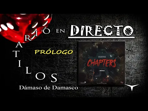 🔴Partida Vampire Chapters🔴0.Samuel Armstrong #DirectoConDD #solitario