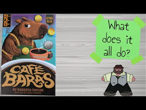 Cafe Baras - Unboxing & How to Play